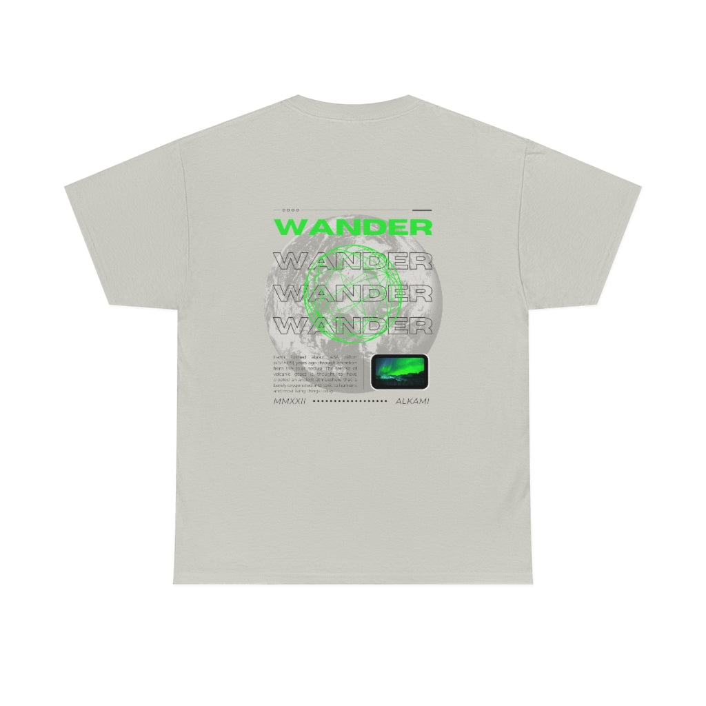 Wander the Globe Graphic - Unisex Heavy Cotton Tee