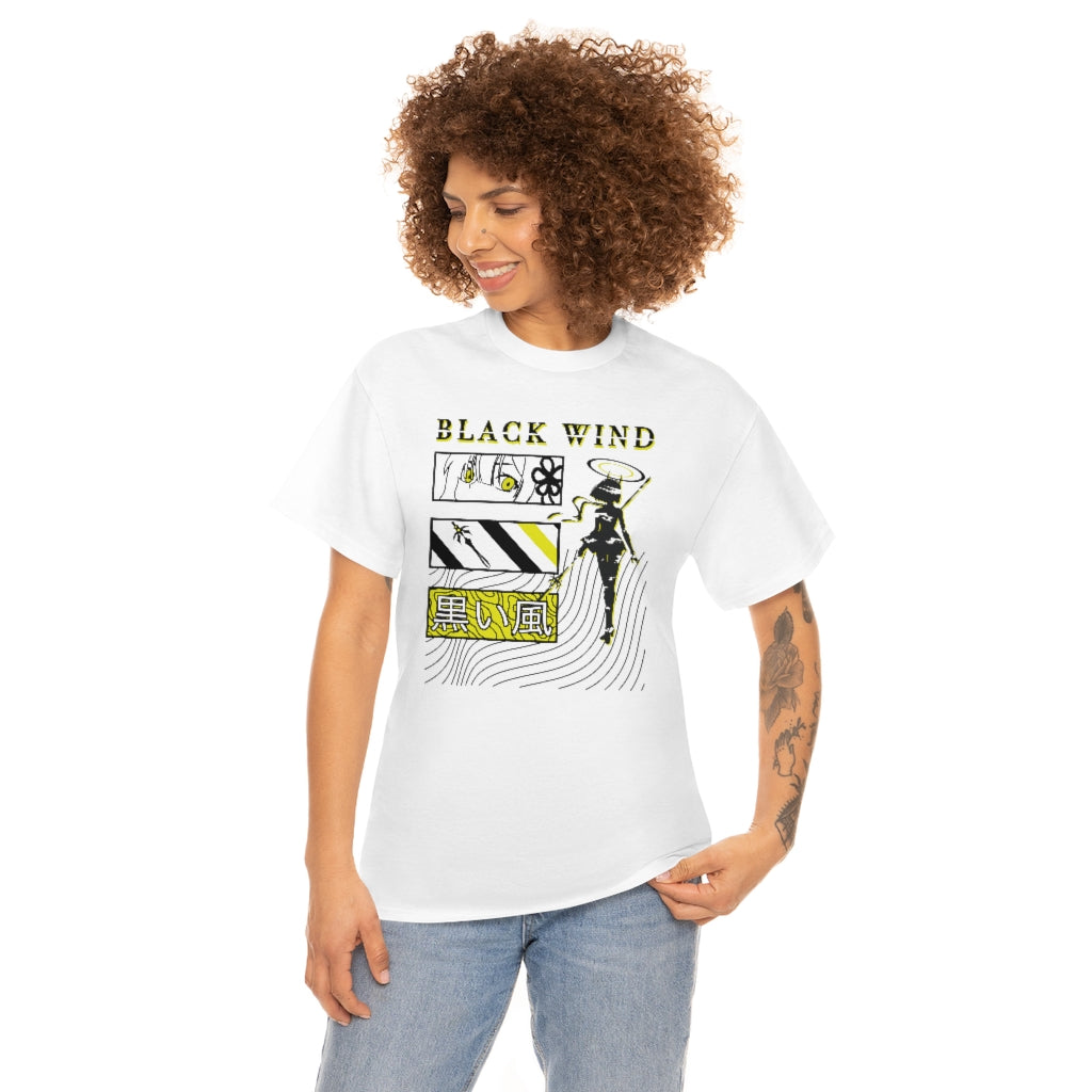 Black Wind Graphic - Unisex Heavy Cotton Tee