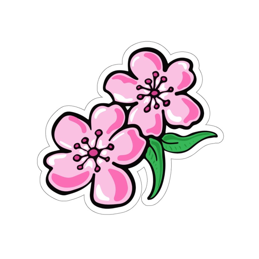 Cherry Blossom - Die-Cut Stickers