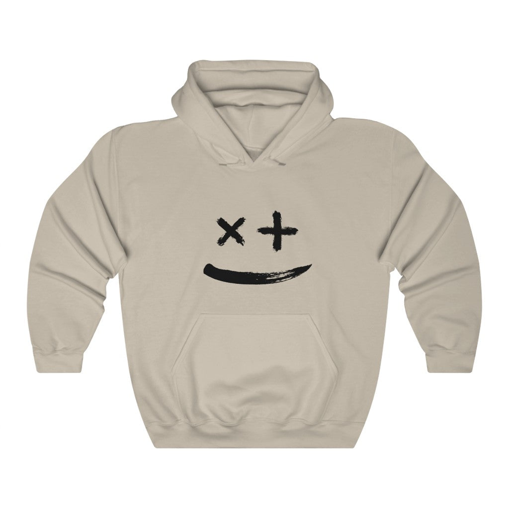 Brushstroke Smiley Face - Unisex Heavy Blend™ Hooded Sweatshirt