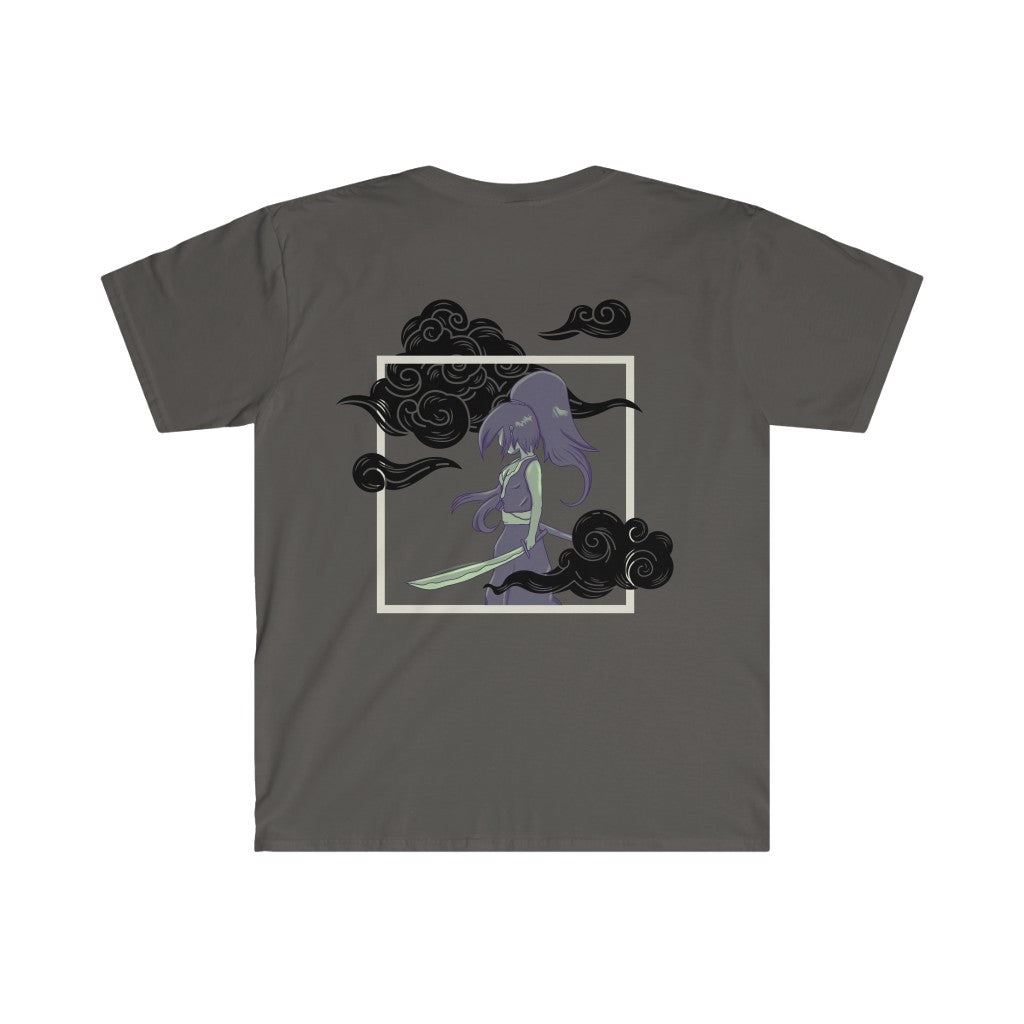 Lady Swordsman in the Fog - Unisex Softstyle T-Shirt