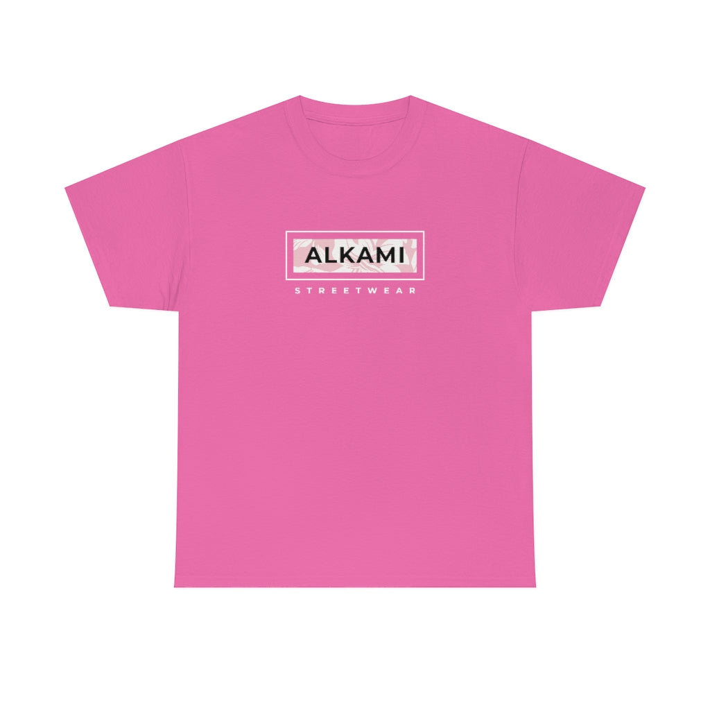 Boxed Logo - Tropical Pink - Unisex Heavy Cotton Tee