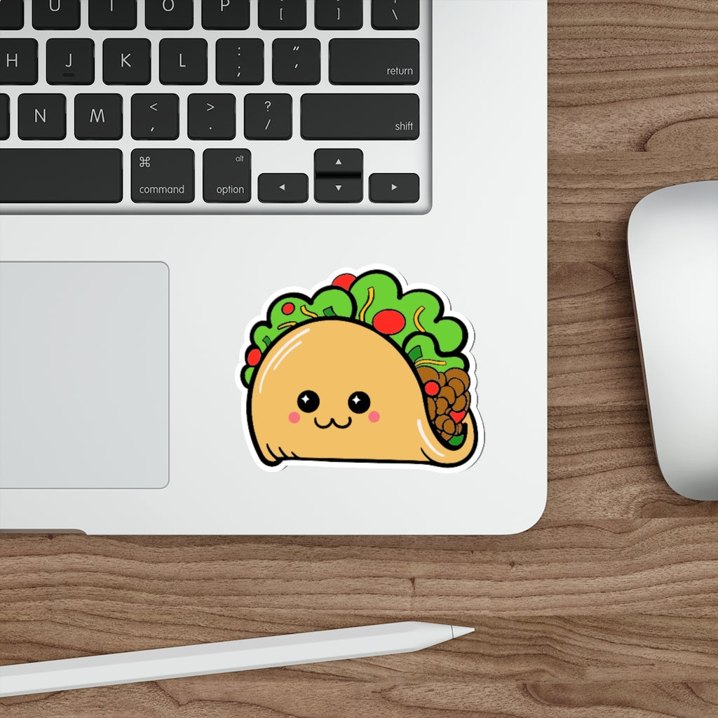 Kawaii Taco - Die-Cut Stickers