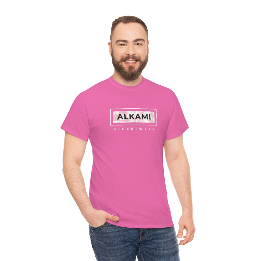 Boxed Logo - Tropical Pink - Unisex Heavy Cotton Tee