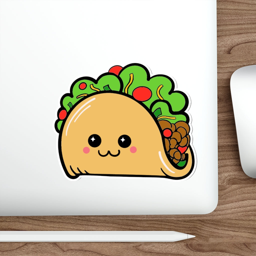 Kawaii Taco - Die-Cut Stickers