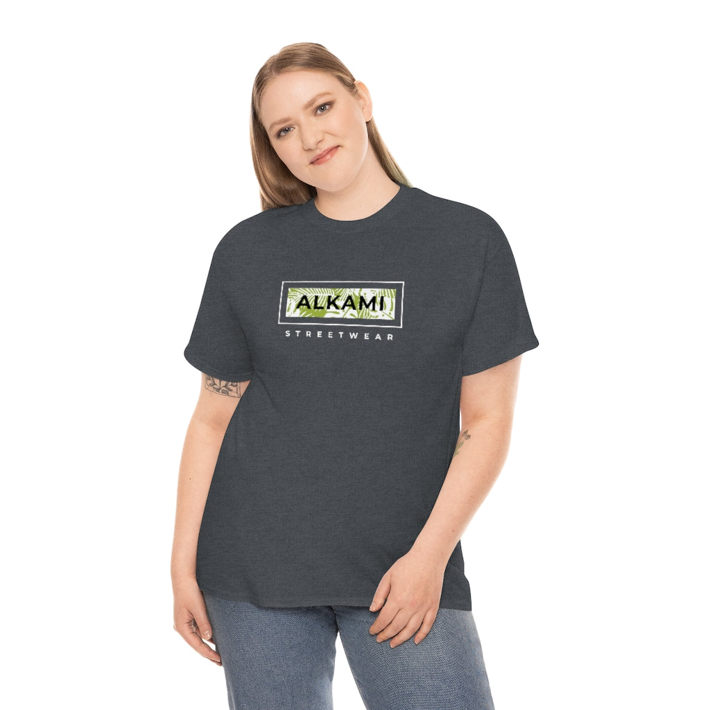 Boxed Logo - Tropical Green - Unisex Heavy Cotton Tee