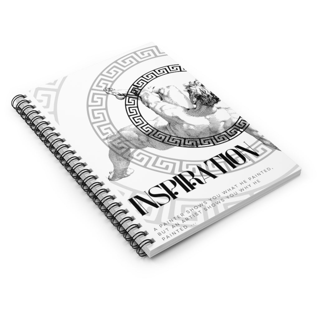 Artist Inspiration Journal - Spiral Notebook