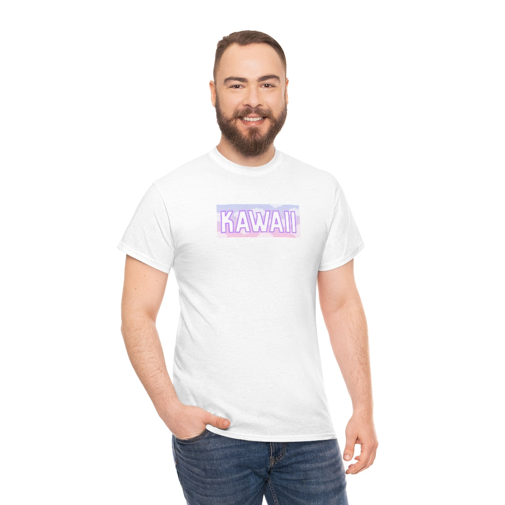 Kawaii Clouds - Unisex Heavy Cotton Tee