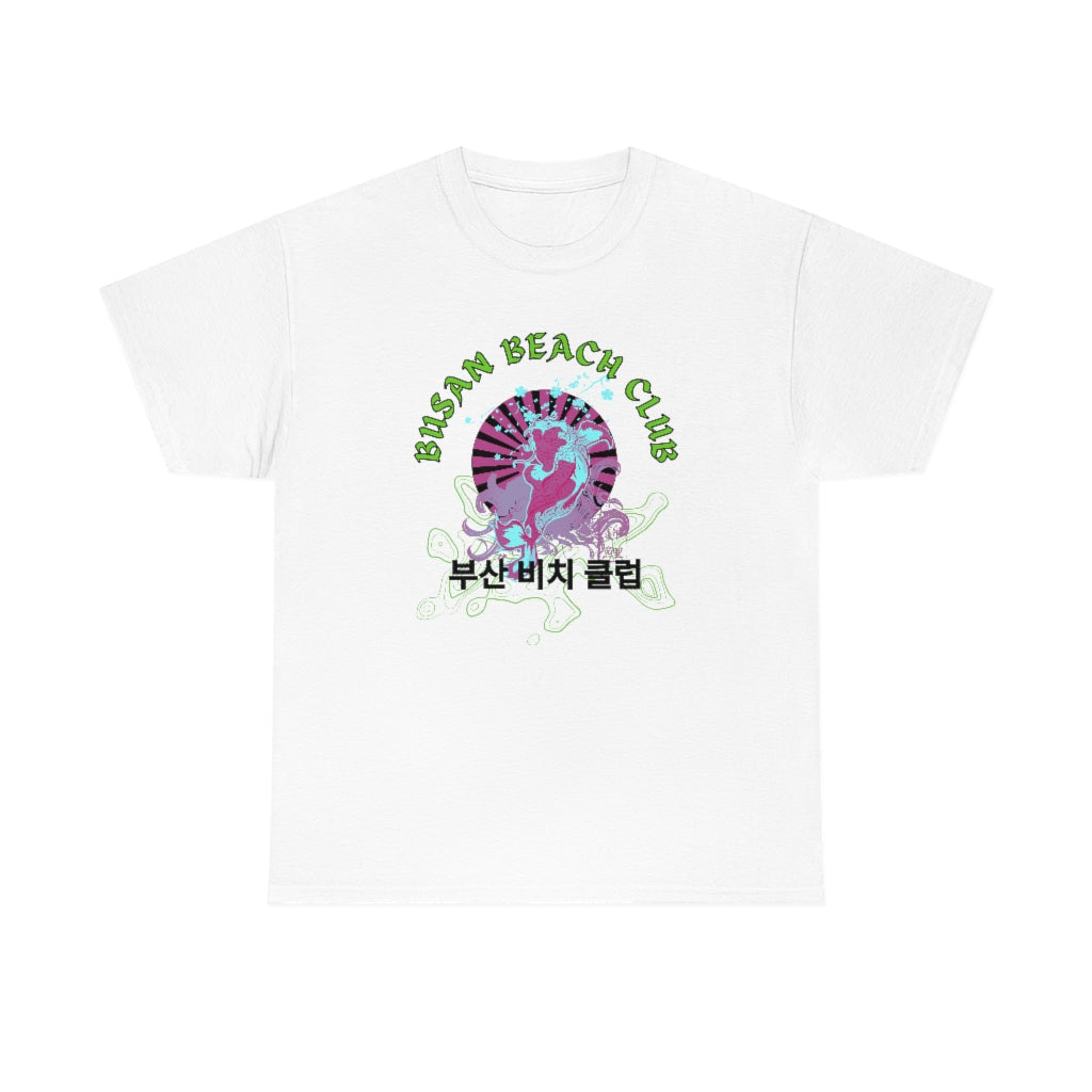 Busan Beach Club Graphic - Unisex Heavy Cotton Tee