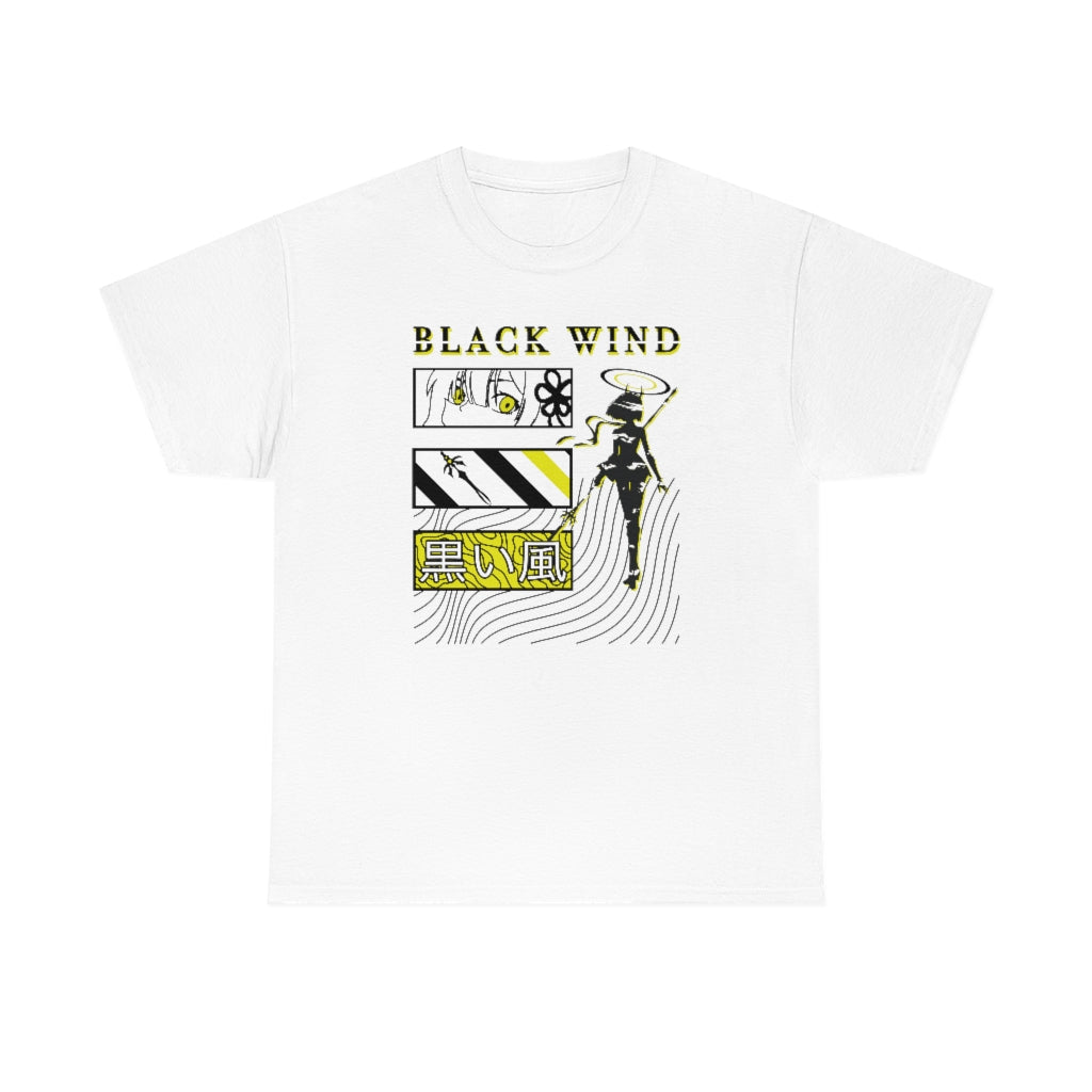 Black Wind Graphic - Unisex Heavy Cotton Tee