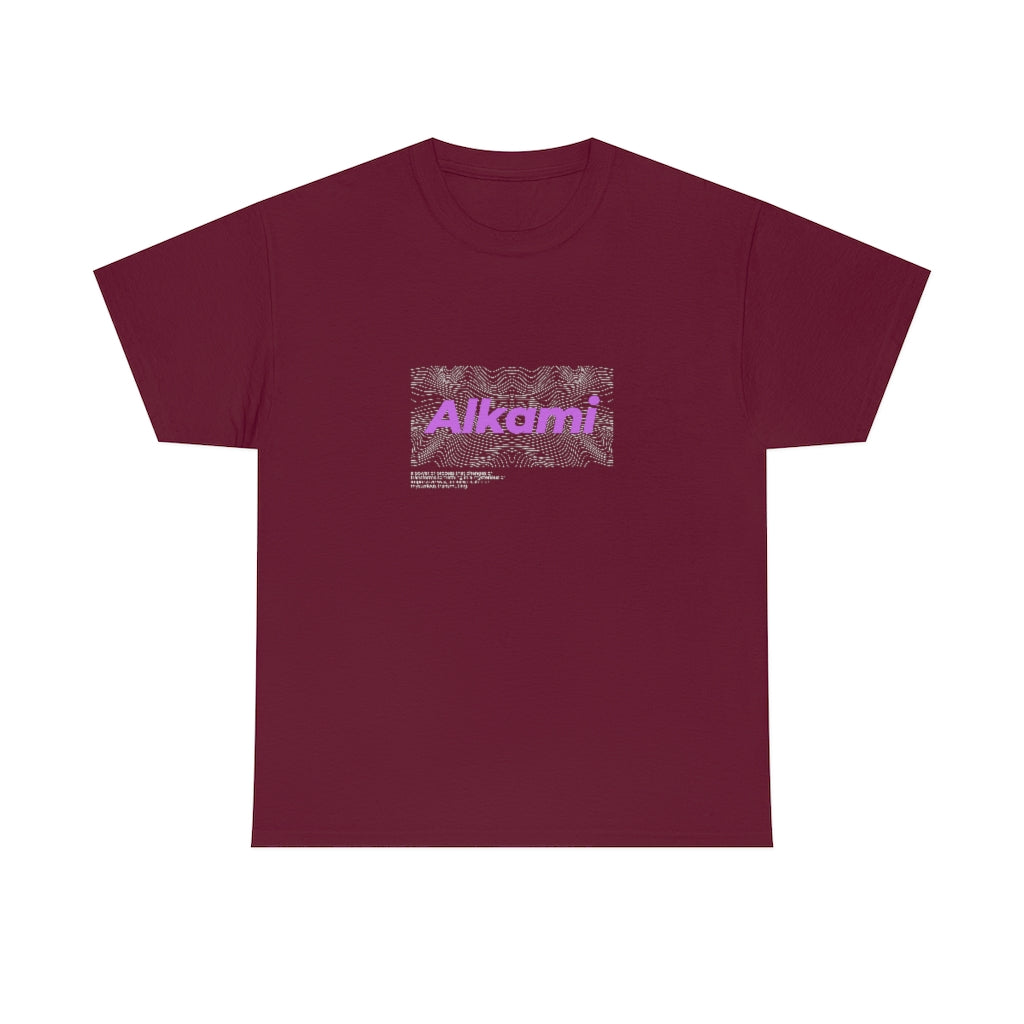 Neon Topography Logo - Purple - Unisex Heavy Cotton Tee