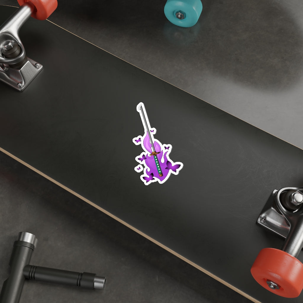 Butterfly Sword - Die-Cut Stickers