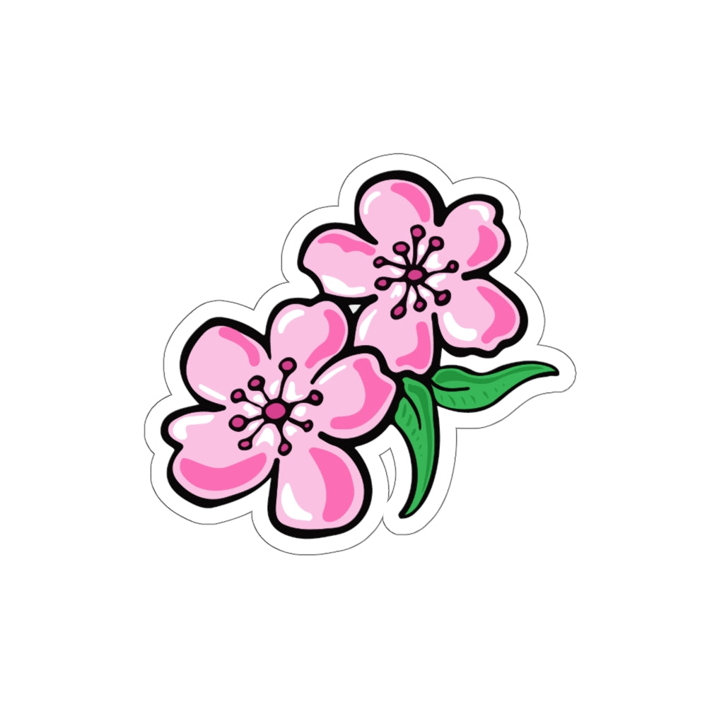 Cherry Blossom - Die-Cut Stickers