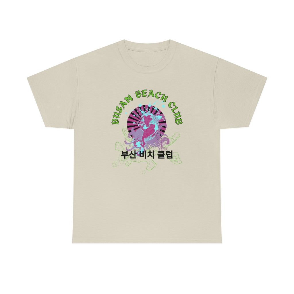 Busan Beach Club Graphic - Unisex Heavy Cotton Tee