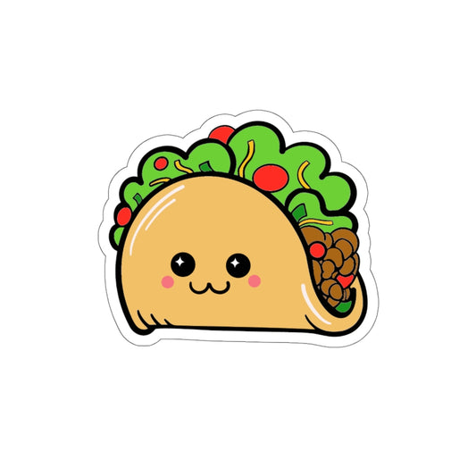 Kawaii Taco - Die-Cut Stickers