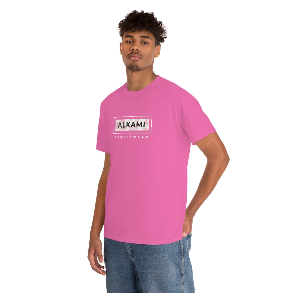 Boxed Logo - Tropical Pink - Unisex Heavy Cotton Tee