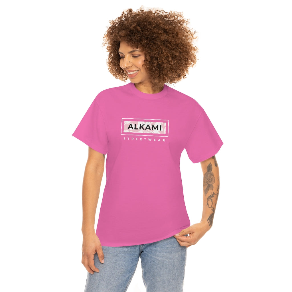 Boxed Logo - Tropical Pink - Unisex Heavy Cotton Tee