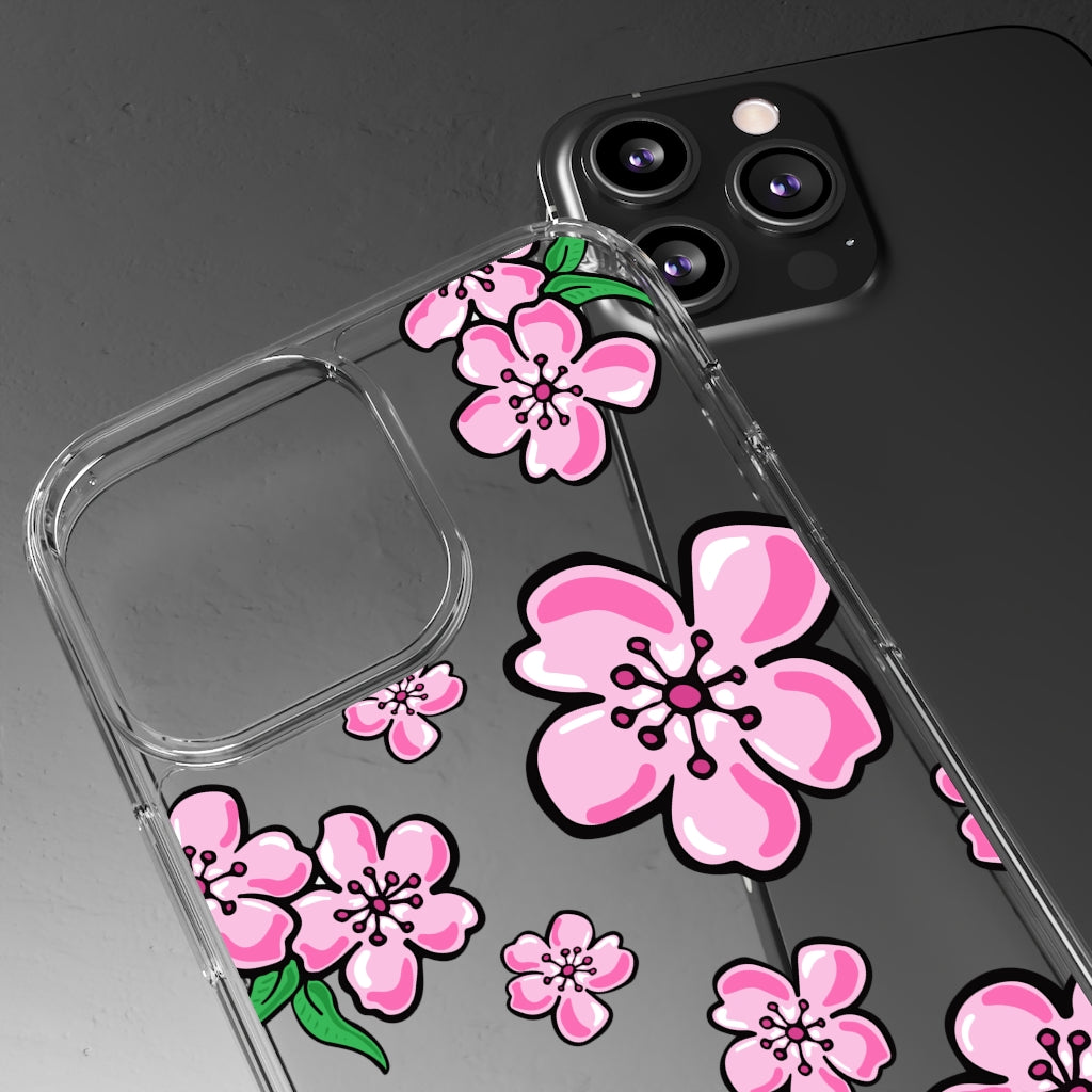 Cherry Blossom Clear Phone Case alkami 18b2