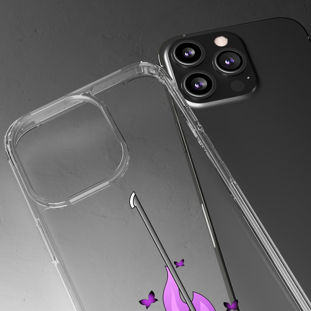 Butterfly Sword - Clear Phone Case