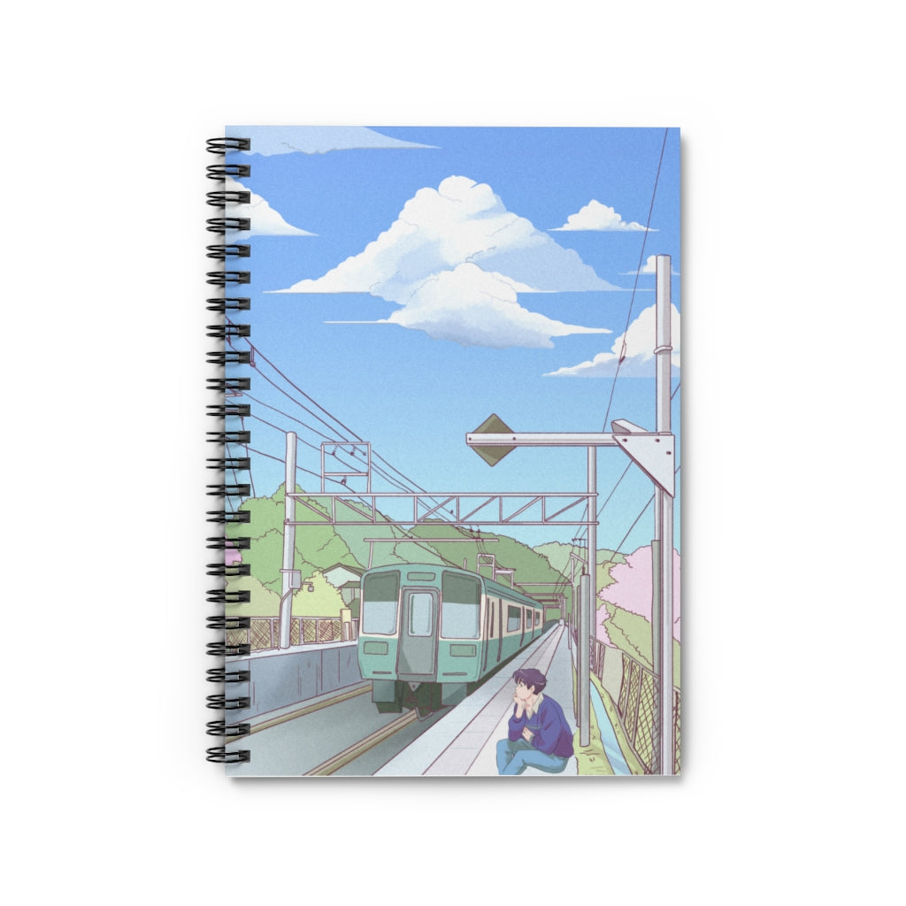 After Train Ride - Spiral Notebook