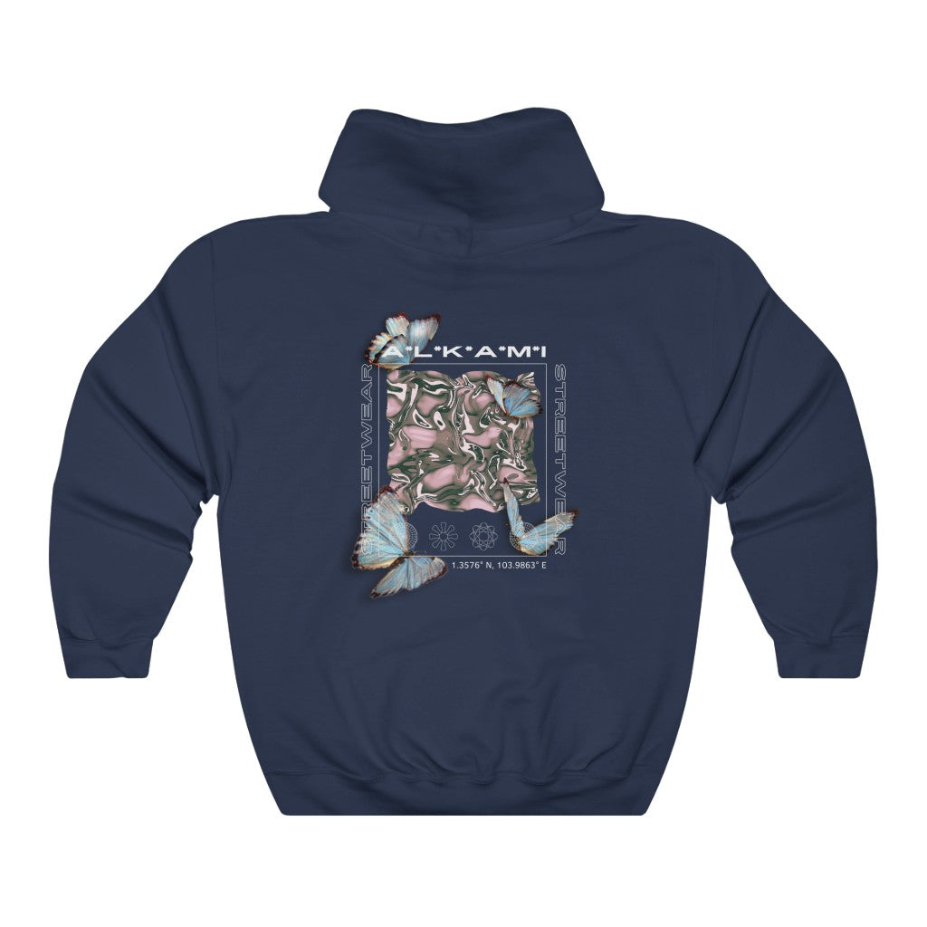 Butterfly Graphic - Unisex Heavy Blend™ Hooded Sweatshirt