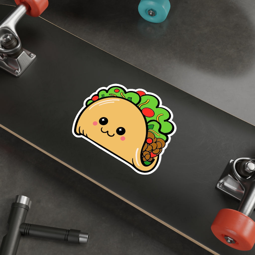 Kawaii Taco - Die-Cut Stickers