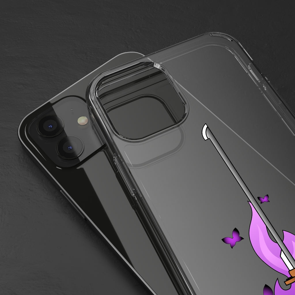 Butterfly Sword - Clear Phone Case