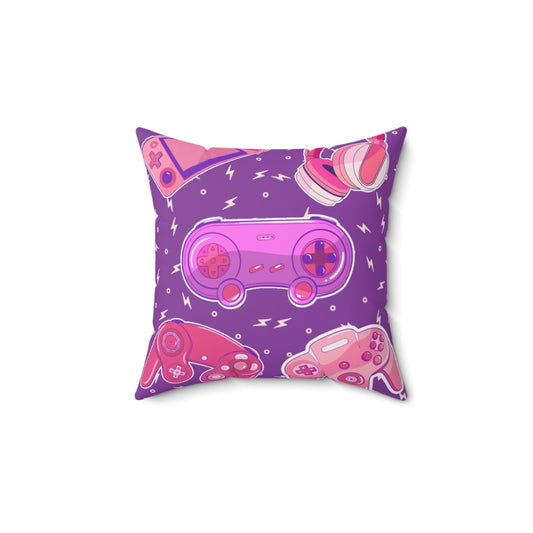 No Game No Nap - Square Pillow