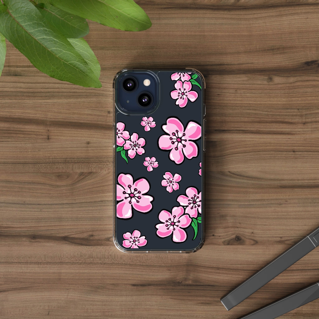 Cherry Blossom Clear Phone Case alkami 18b2