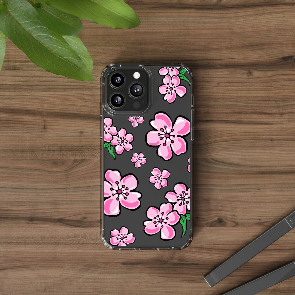 Cherry Blossom Clear Phone Case alkami 18b2