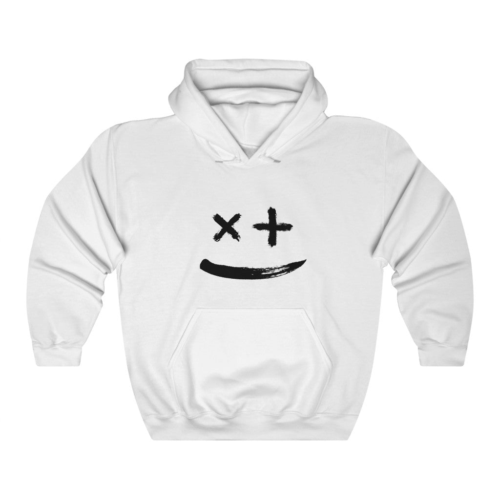 Brushstroke Smiley Face - Unisex Heavy Blend™ Hooded Sweatshirt