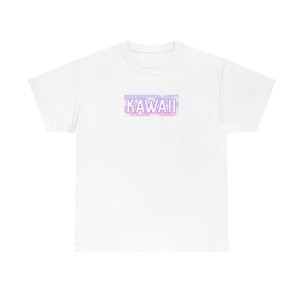 Kawaii Clouds - Unisex Heavy Cotton Tee