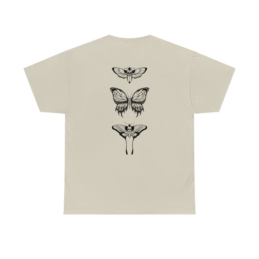 Death Butterflies Graphic - Unisex Heavy Cotton Tee