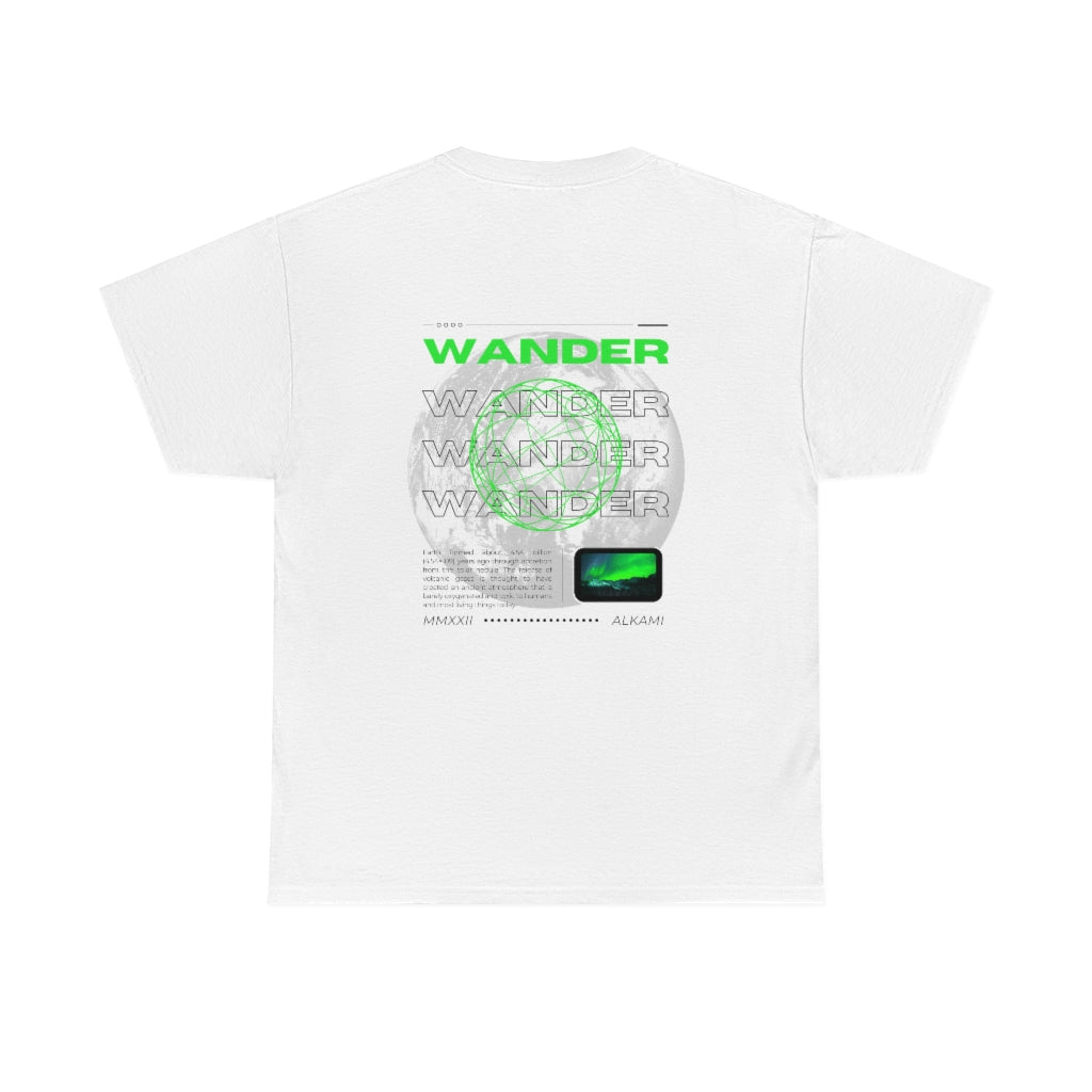 Wander the Globe Graphic - Unisex Heavy Cotton Tee