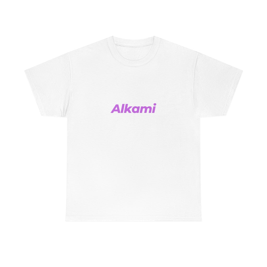 Neon Topography Logo - Purple - Unisex Heavy Cotton Tee