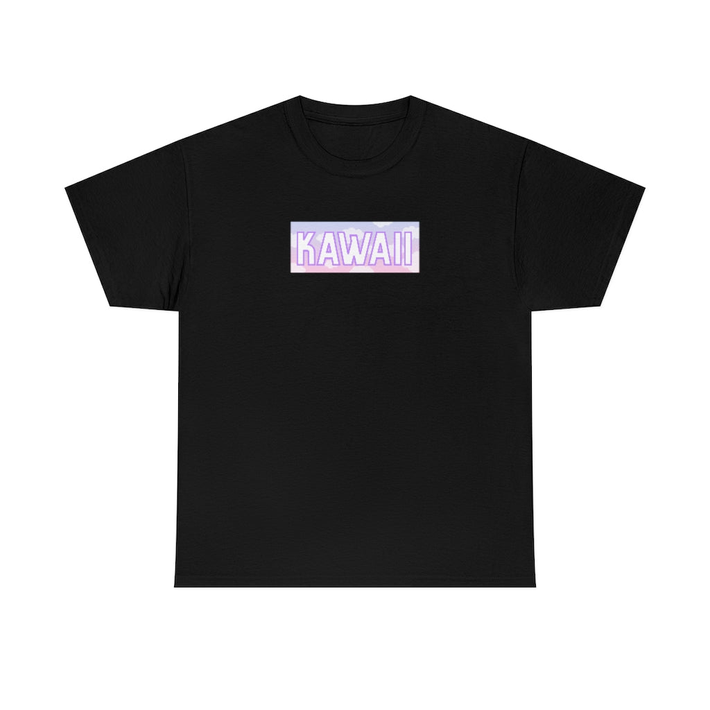 Kawaii Clouds - Unisex Heavy Cotton Tee