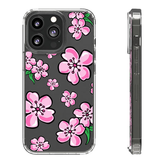 Cherry Blossom- Clear Phone Case