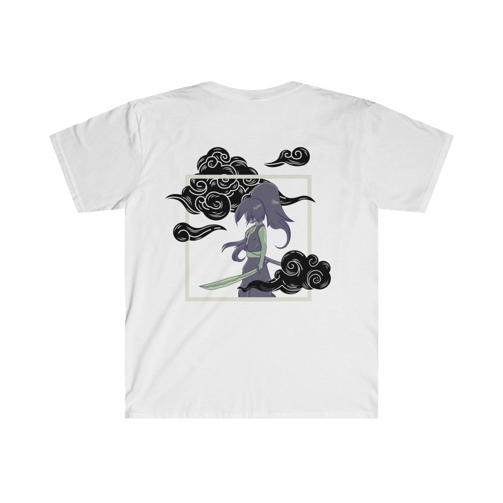 Lady Swordsman in the Fog - Unisex Softstyle T-Shirt