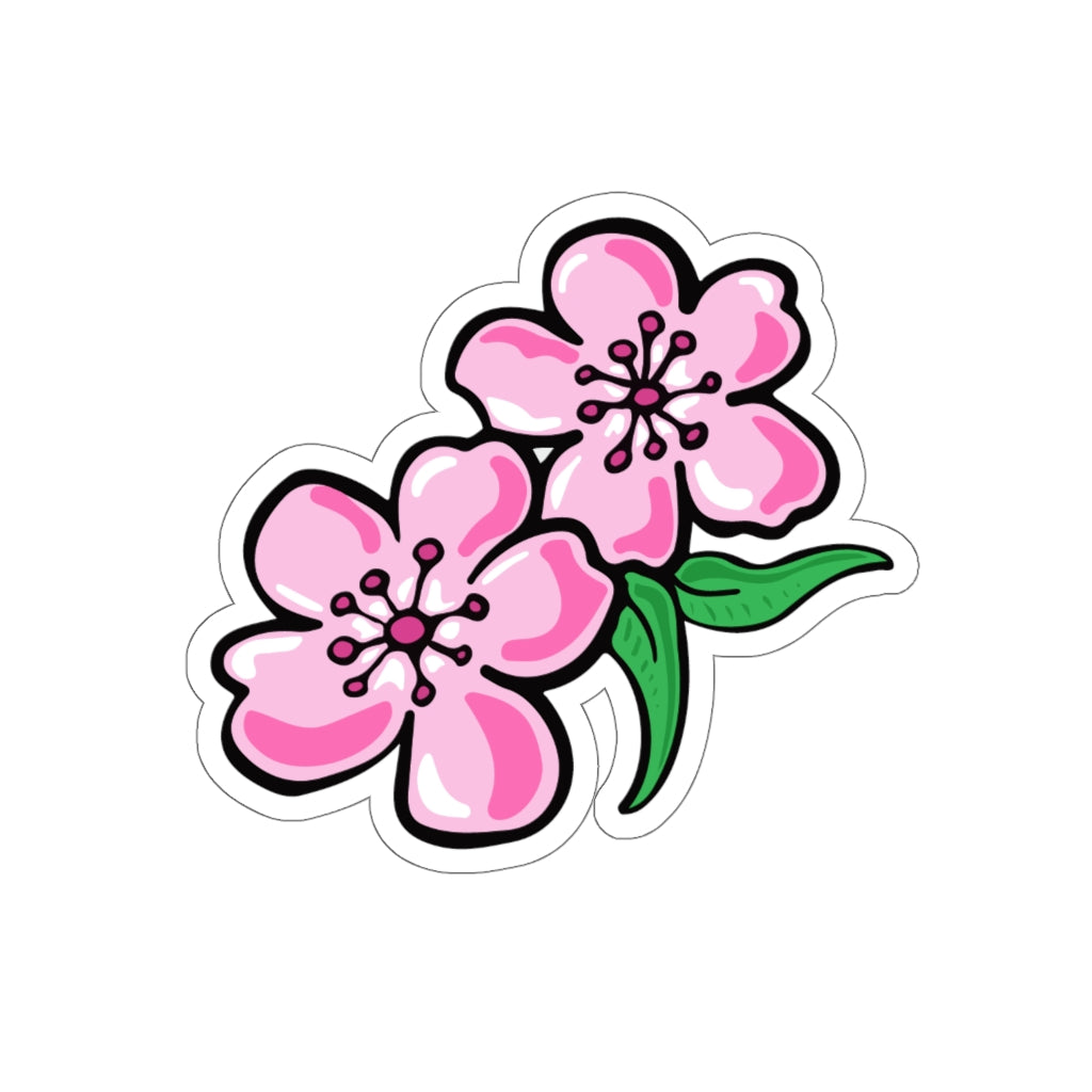 Cherry Blossom - Die-Cut Stickers