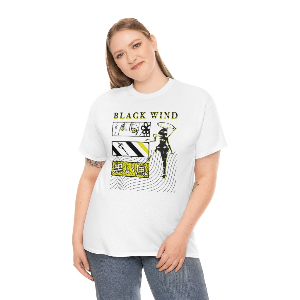 Black Wind Graphic - Unisex Heavy Cotton Tee