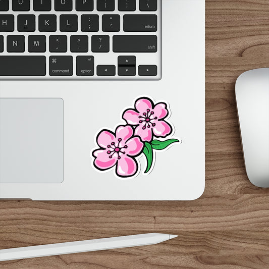 Cherry Blossom - Die-Cut Stickers