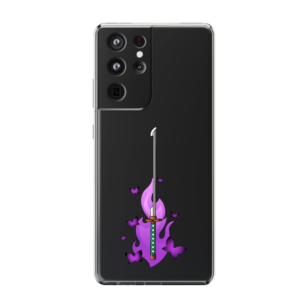 Butterfly Sword - Clear Phone Case