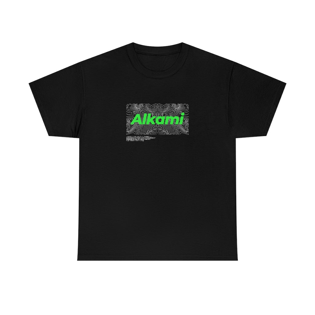 Neon Topography Logo - Green - Unisex Heavy Cotton Tee