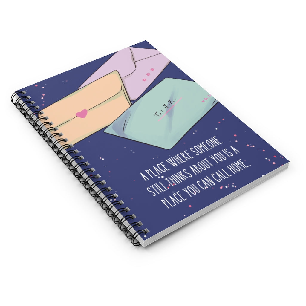 Love Letters Home - Spiral Notebook