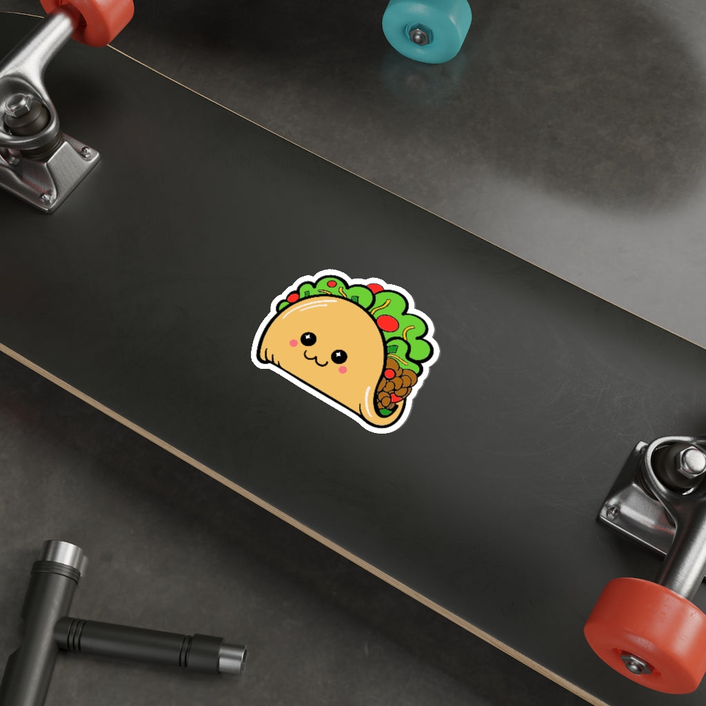 Kawaii Taco - Die-Cut Stickers