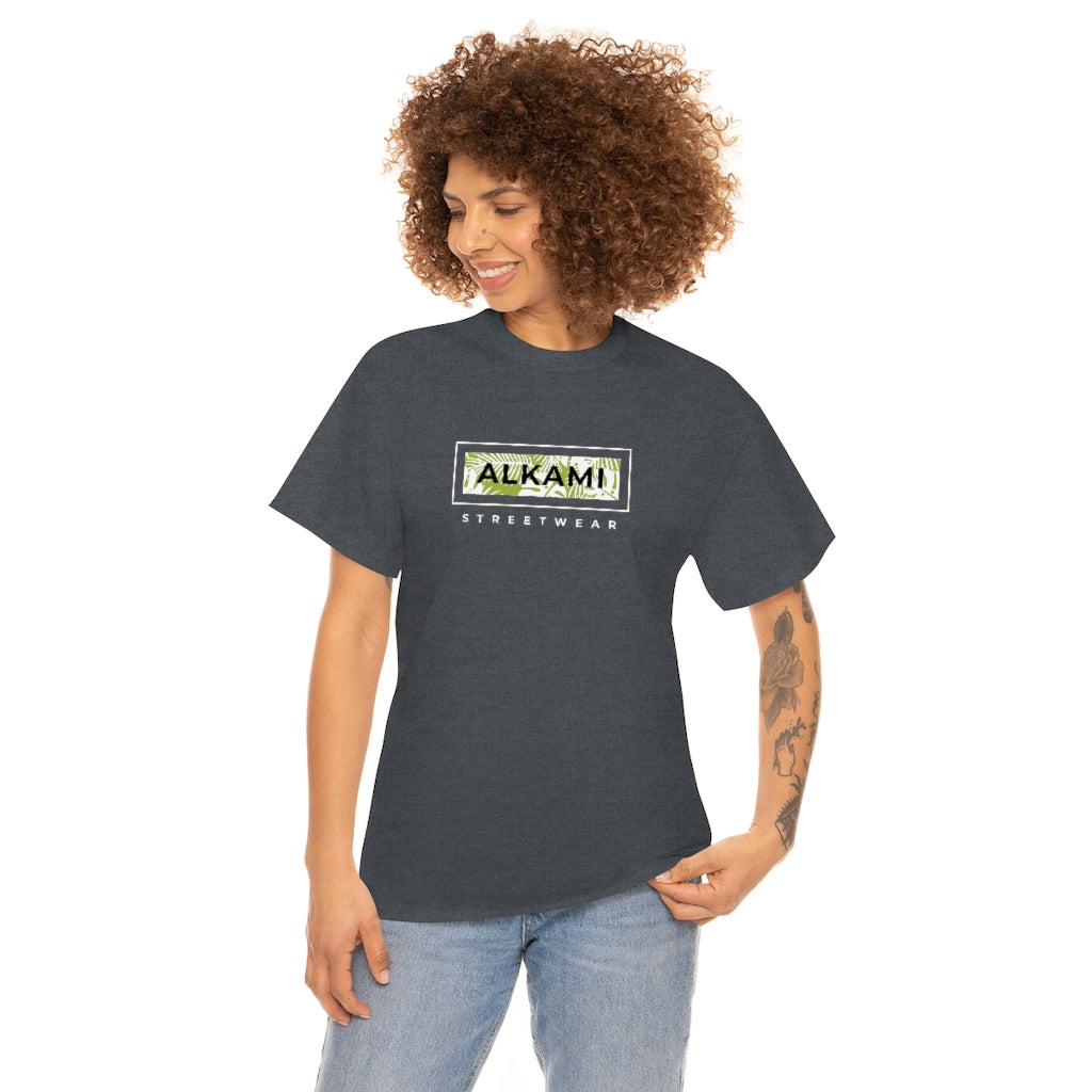 Boxed Logo - Tropical Green - Unisex Heavy Cotton Tee