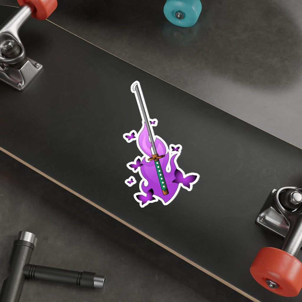 Butterfly Sword - Die-Cut Stickers