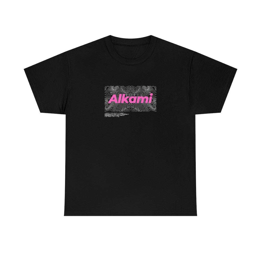 Neon Topography Logo - Pink - Unisex Heavy Cotton Tee