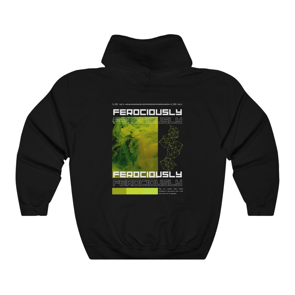 Ferociously Neon Graphic - Unisex Heavy Blend™ Hooded Sweatshirt