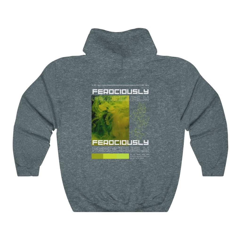 Ferociously Neon Graphic - Unisex Heavy Blend™ Hooded Sweatshirt